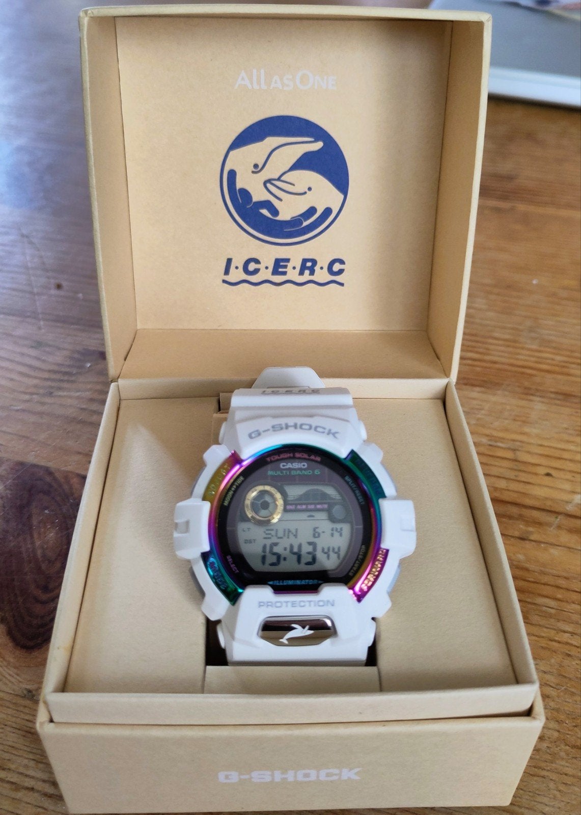 Casio G-shock GWX-8904K, Casio G-Shock, Wit, Ophalen of Verzenden, Zo goed als nieuw