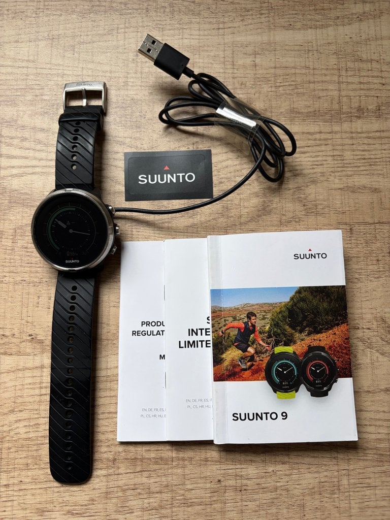 Suunto 9 Gen1 GPS Multisport Horloge Zwart, Zwart, IOS, Ophalen of Verzenden, Zo goed als nieuw
