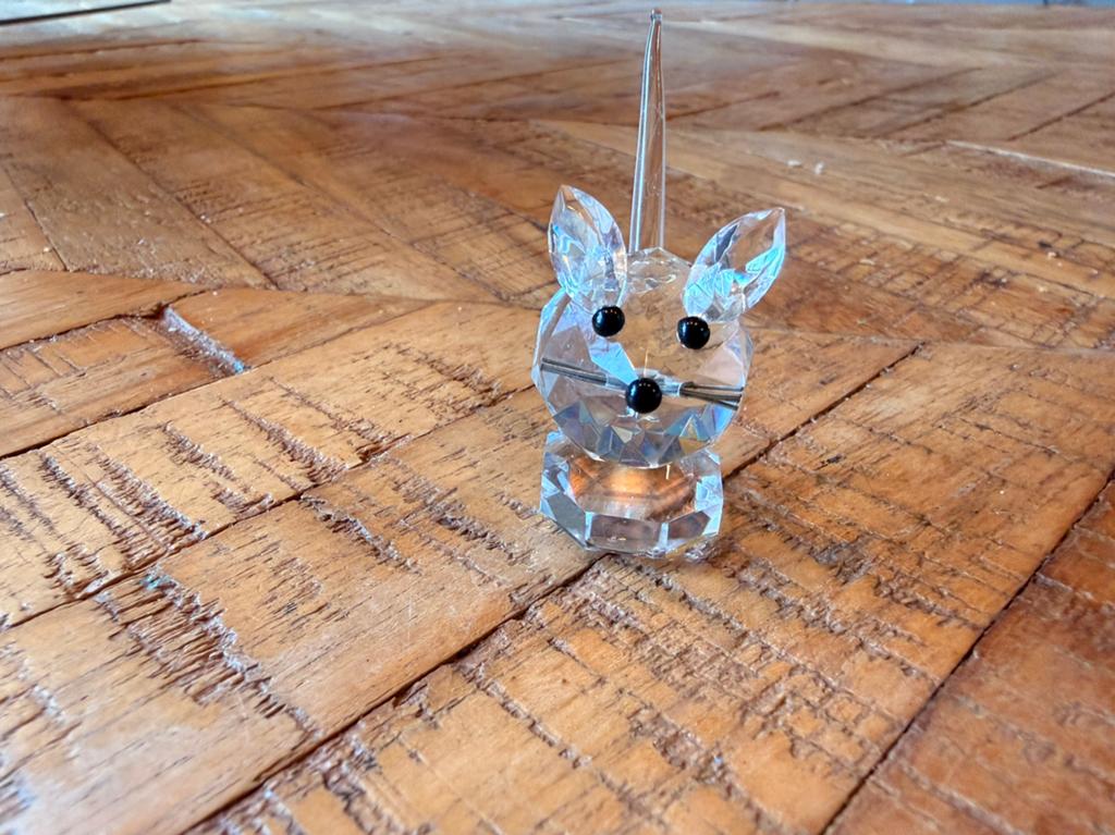 Vintage Swarovski kristallen dieren – papegaai, muis & vogel, Verzamelen, Swarovski, Ophalen of Verzenden, Zo goed als nieuw, Figuurtje