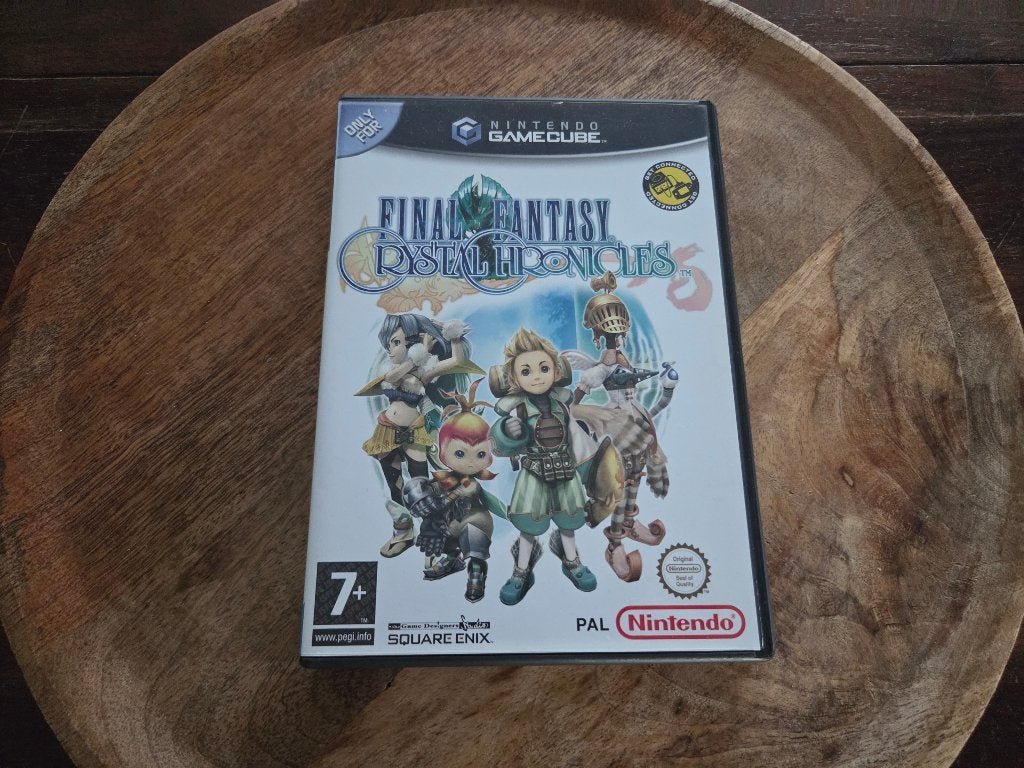 Nintendo Gamecube Final Fantasy Crystal Chronicles, 1 speler, Ophalen of Verzenden, Zo goed als nieuw, Role Playing Game (Rpg)