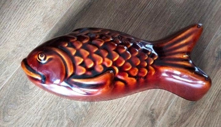 Vintage patévorm van een vis, Huis en Inrichting, Keuken | Servies, Overige typen, Ophalen of Verzenden, Zo goed als nieuw, Overige stijlen