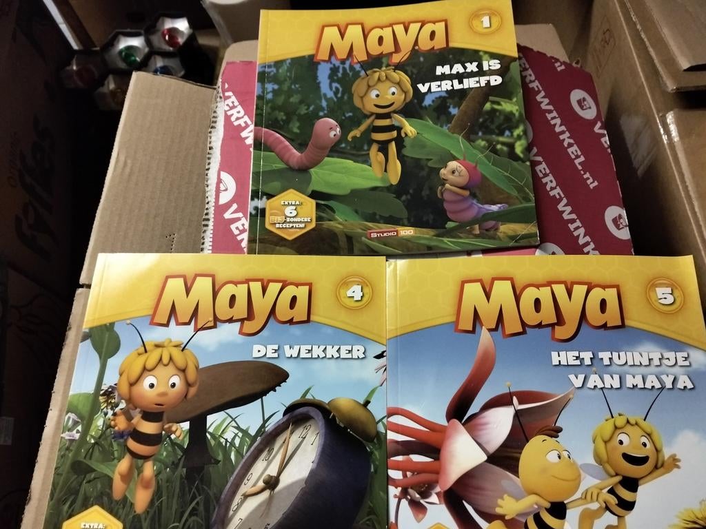 Maya de Bij boeken 1, 4 en 5, Ophalen of Verzenden