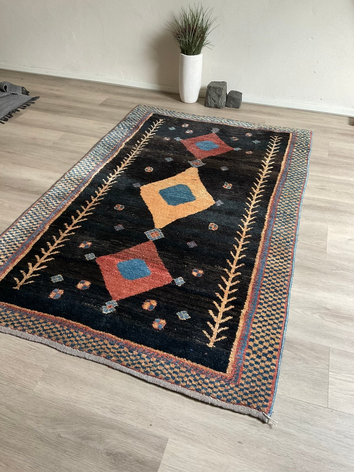 Schitterende handgeknoopte berber kleed wol 2.05 bij 1.28, Ophalen, 100 tot 150 cm, 200 cm of meer, Zo goed als nieuw