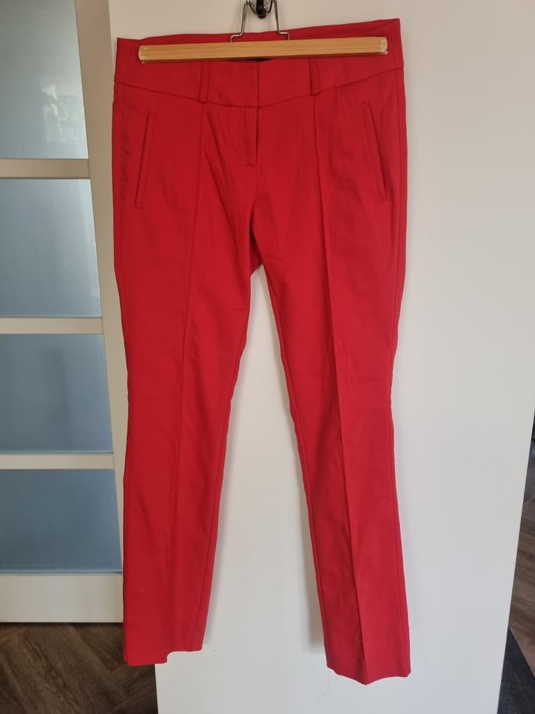 Corel Luchtige Roze/Rode broek-, Kleding | Dames, Broeken en Pantalons, Zo goed als nieuw, Maat 38/40 (M), Roze, Lang, Ophalen of Verzenden