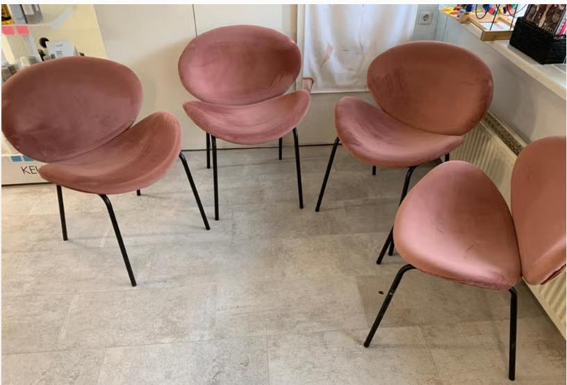 Mooi zo goed als nieuw 4 stoelen ophalen in Bilthoven, Ophalen, Zo goed als nieuw, Bruin