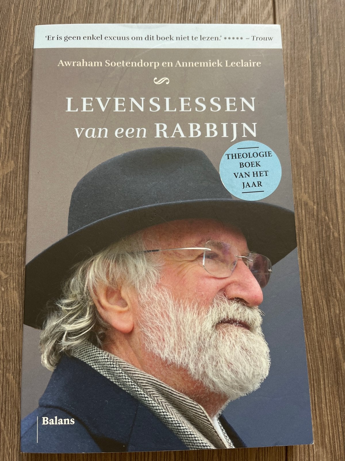 Levenslessen van een Rabbijn - Awraham Soetendorp, Boeken, Ophalen of Verzenden, Zo goed als nieuw, Jodendom