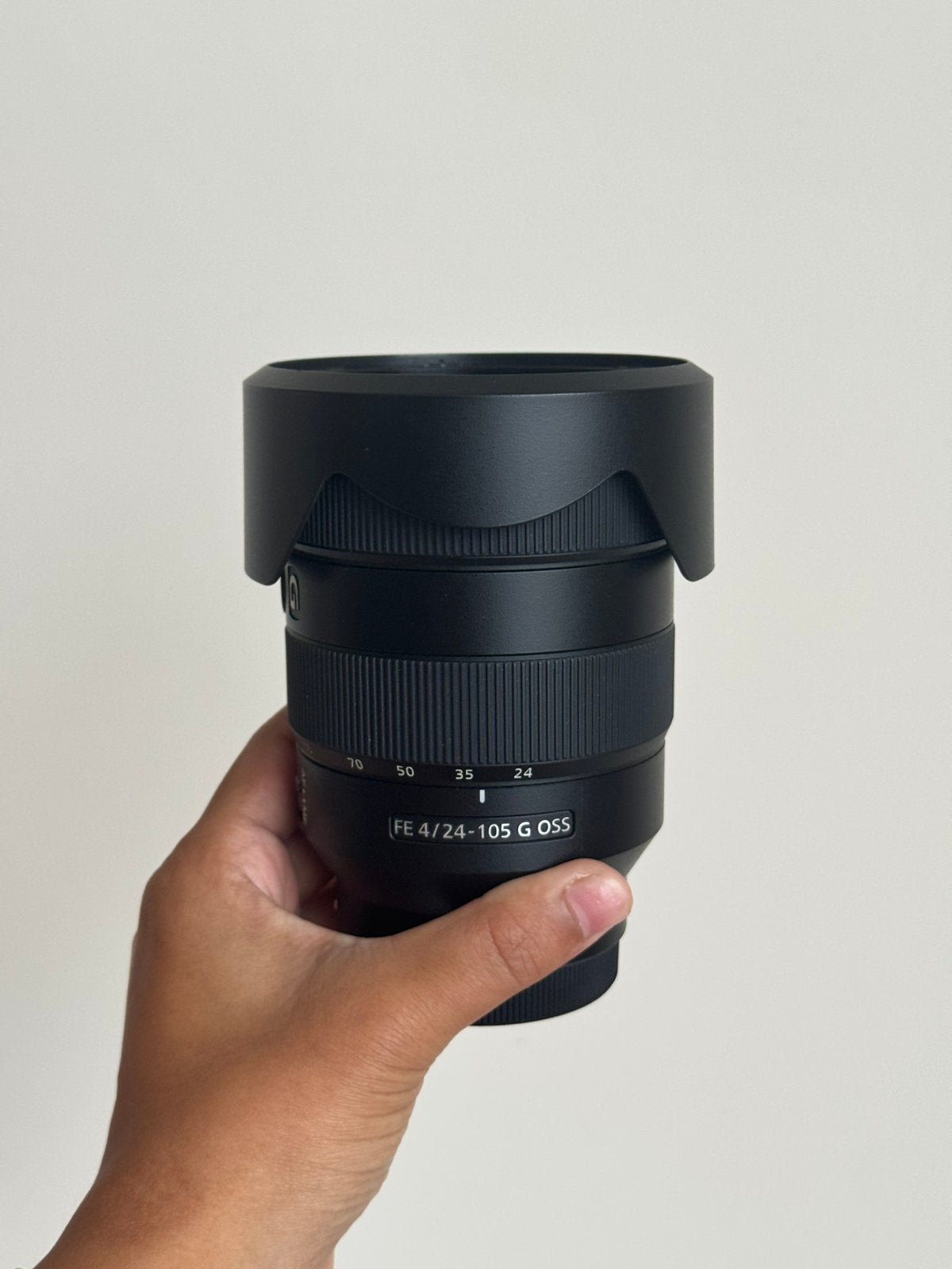 Sony FE 24-105mm, Ophalen, Zo goed als nieuw, Overige typen
