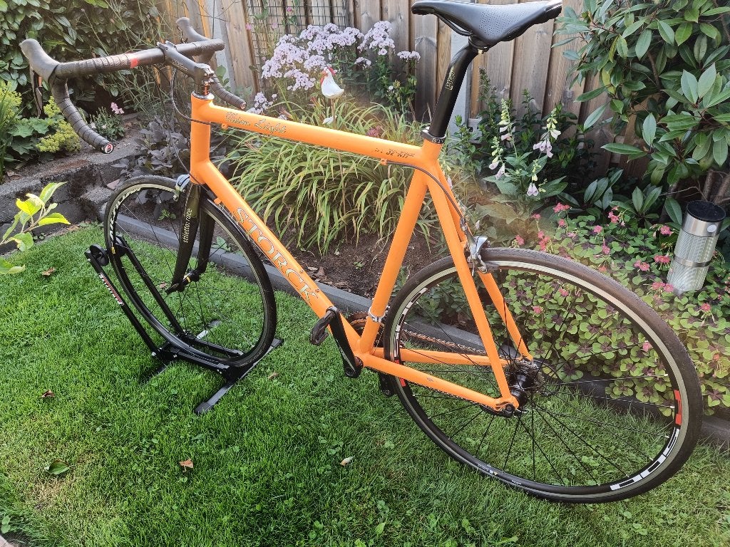 Racefiets Stork , maat 62, Shimano Sora 9 sp., Aluminium, Zo goed als nieuw, 61 tot 65 cm, Meer dan 20 versnellingen