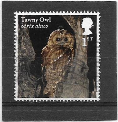 Engeland 2018 Owls - Tawny Owl, Verzenden, Gestempeld
