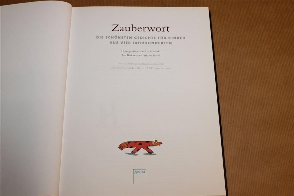 Zauberwort — Kinderpoëzie 4 Eeuwen Met Audio CD [DE], Boeken, Ophalen of Verzenden, Zo goed als nieuw