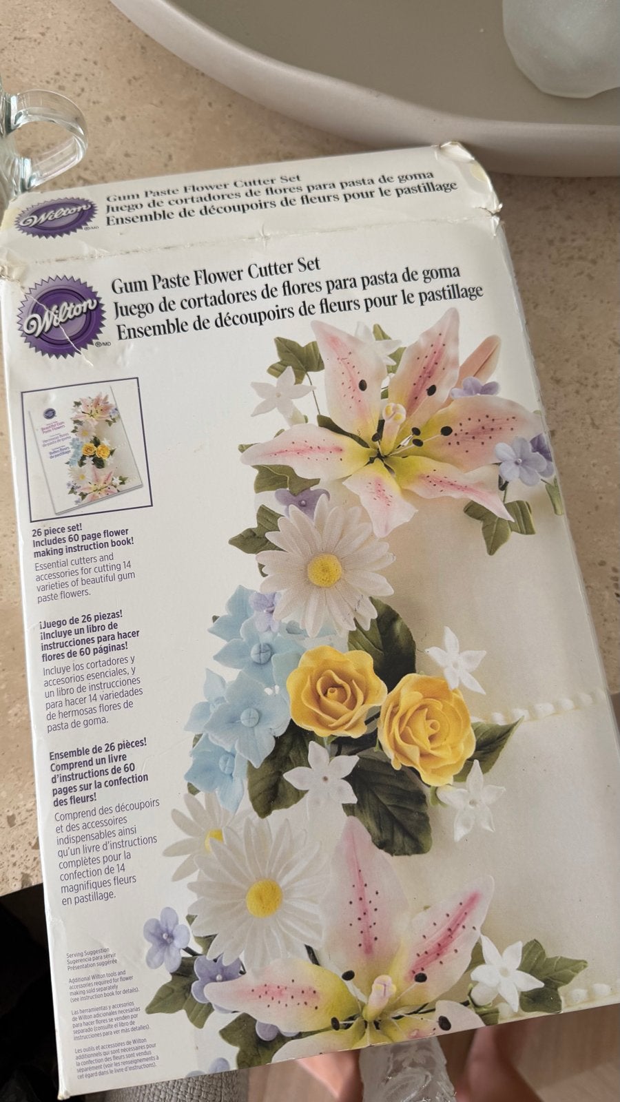 Wilton Gum Paste Flower Cutter Set - Bloemenuitstekers, Ophalen of Verzenden, Zo goed als nieuw, Taarten of Cupcakes, Versiering
