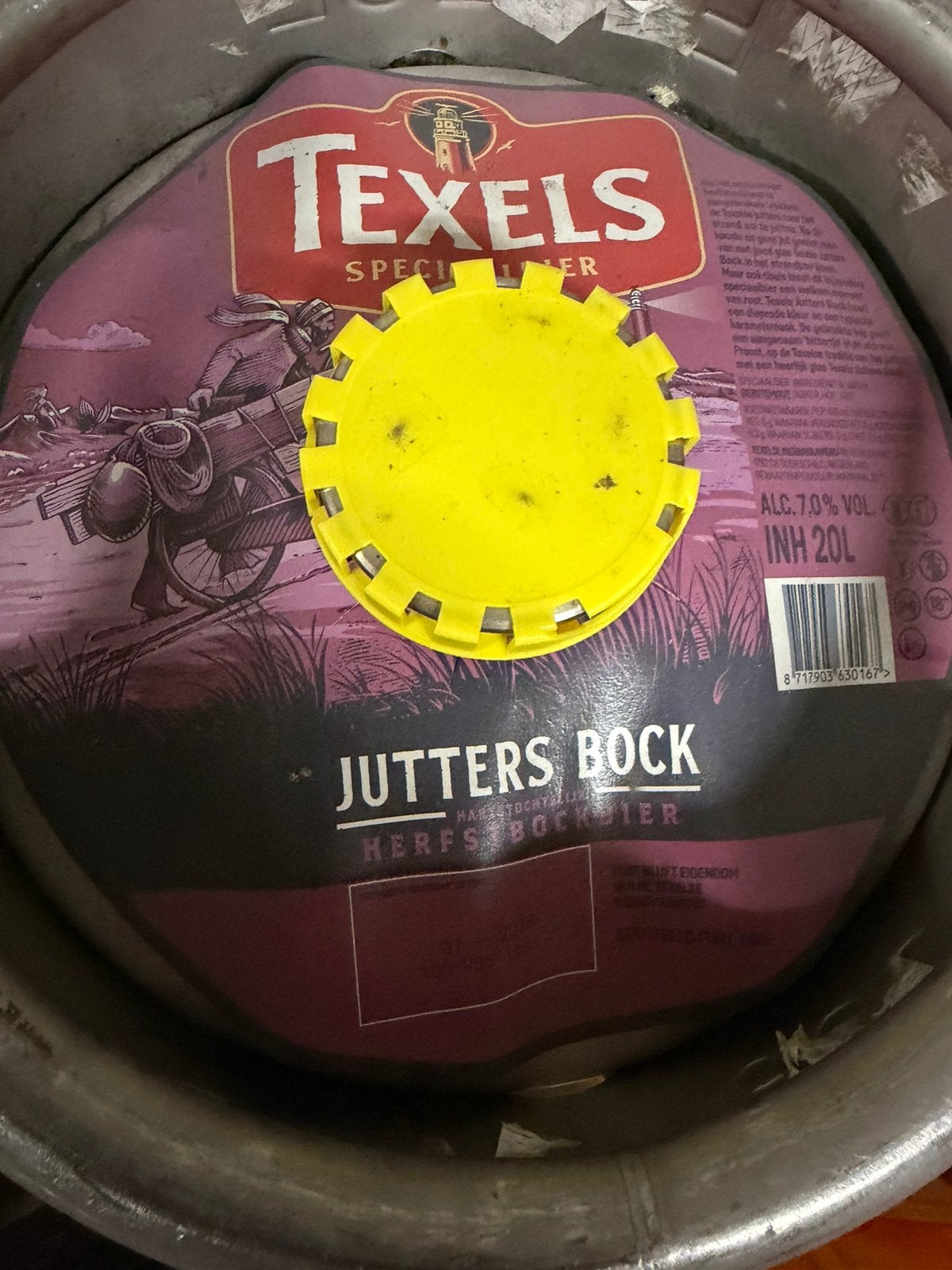 Fusten Texels bier, Ophalen