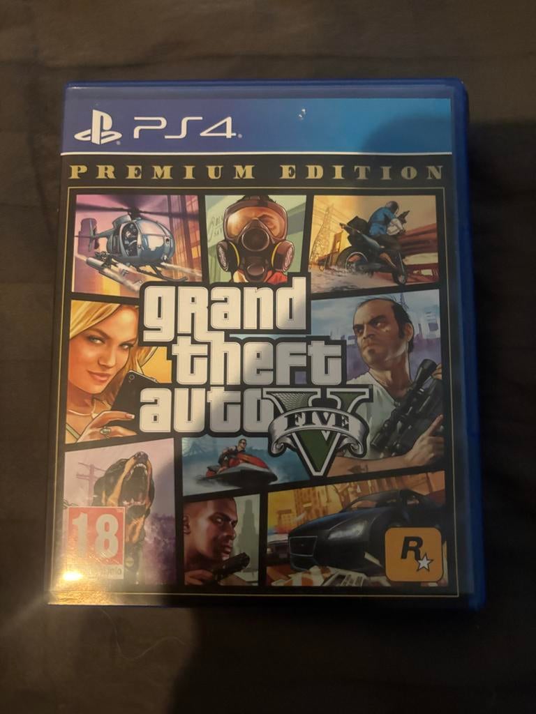 Grand Theft Auto V Premium Edition PS4, Spelcomputers en Games, Games | Sony PlayStation 4, Avontuur en Actie, Online, Vanaf 18 jaar