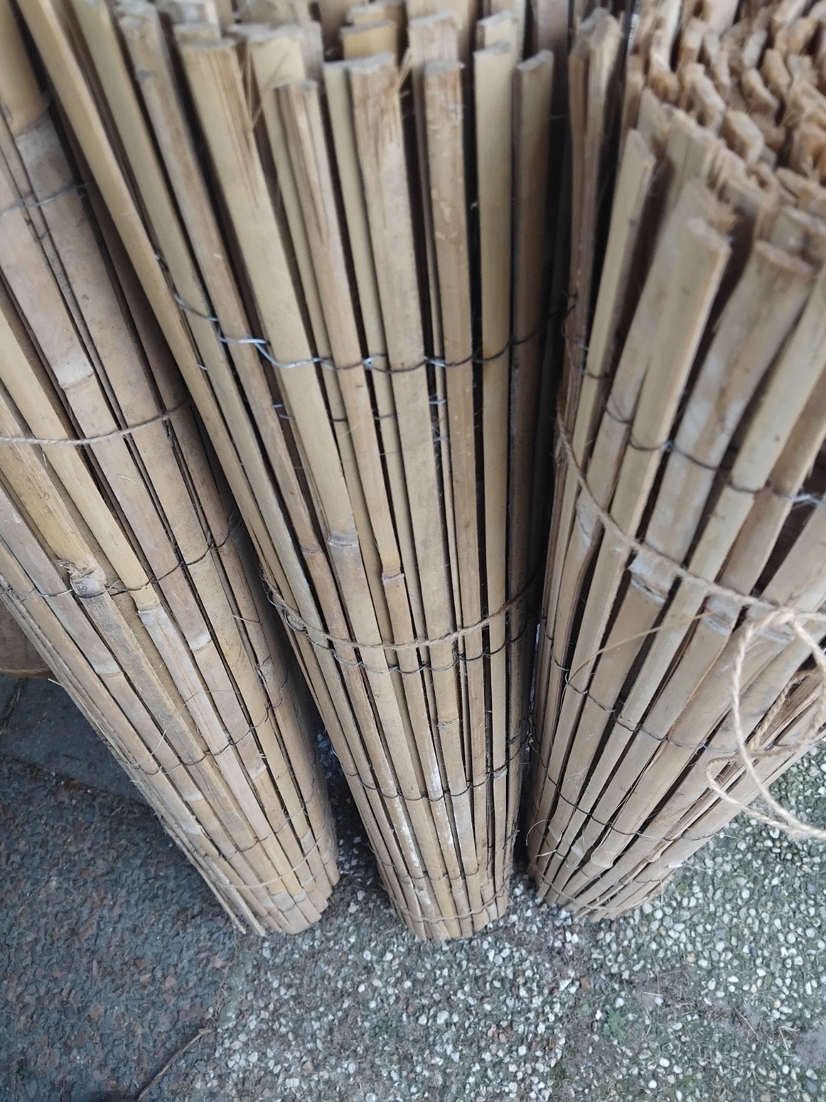 Bamboe tuinscherm/matten / op rol, Tuin en Terras, Gebruikt, 200 cm of meer, Minder dan 100 cm, Ophalen of Verzenden