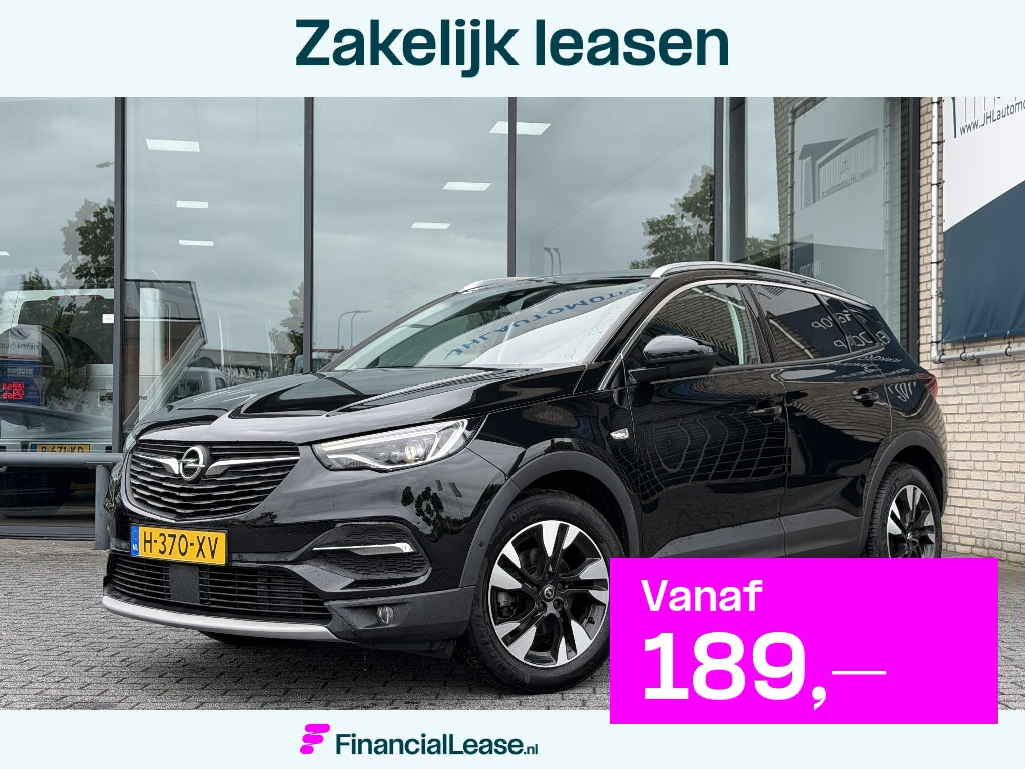 Opel Grandland X 1.2 Turbo Bus. Exec*CAMERA*AUTOM*NAVI*CRUIS, Gebruikt, 1199 cc, Automatische klimaatregeling, Leder en Stof