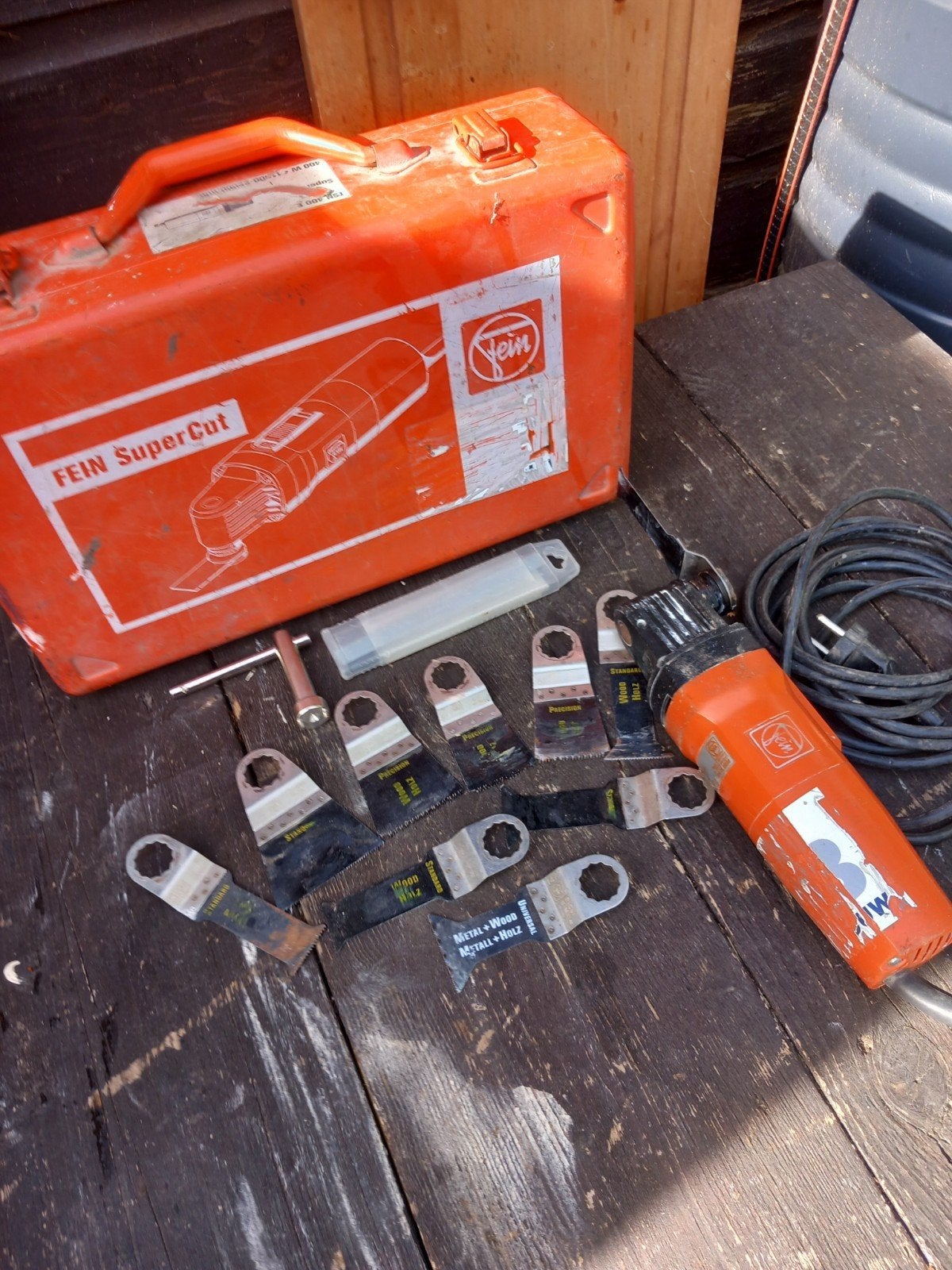 Fein SuperCut FSN 400 E Multitool met accessoires, Ophalen