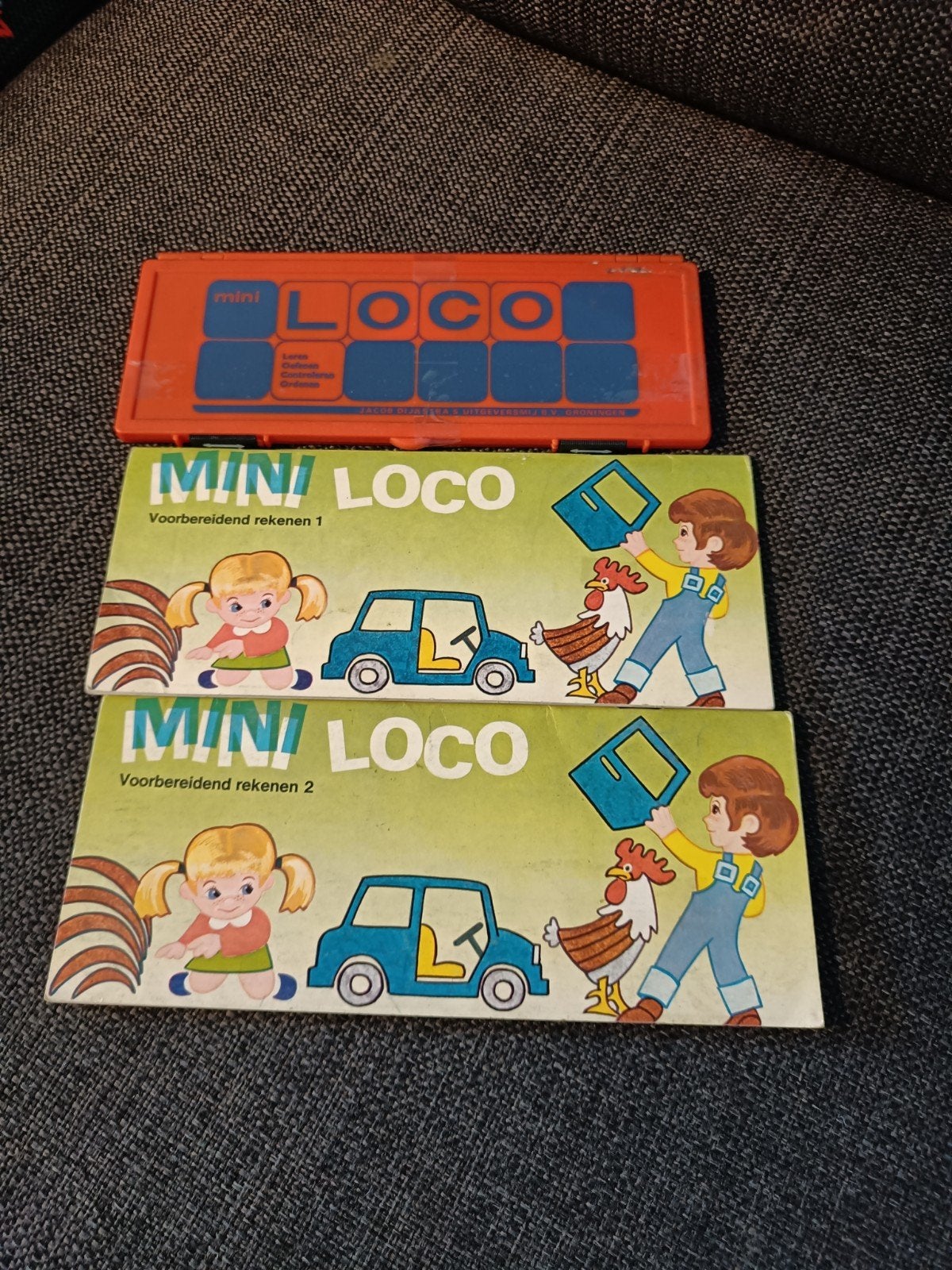 Mini Loco Voorbereidend Rekenen 1 & 2 met basisdoos, Ophalen of Verzenden, Gebruikt, Puzzelen