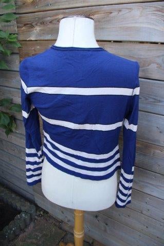 Vestje blauw/ creme Marccain mt N3 (M/38) Vaste prijs AANB, Maat 38/40 (M), Blauw, Ophalen of Verzenden, Zo goed als nieuw