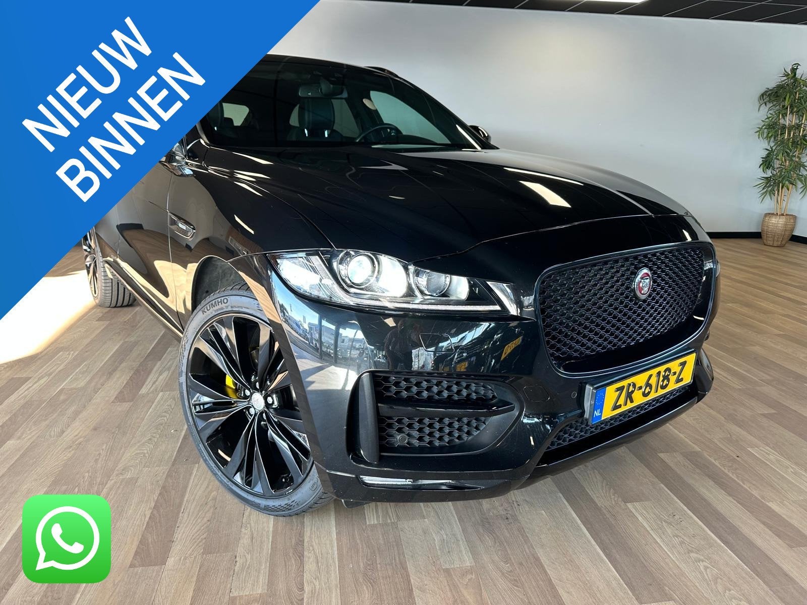 Jaguar F-PACE 2.0 R-Sport AWD 25t, Auto's, Dealer onderhouden, Stof, Gebruikt, Euro 6