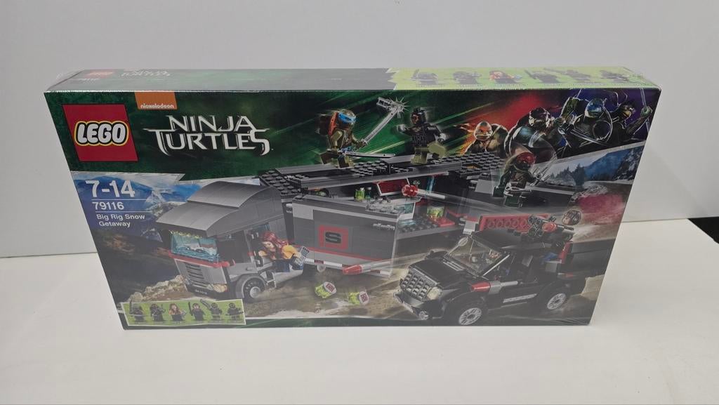 Nieuwe LEGO Ninja Turtles 79116 Big Rig Snow Getaway, Ophalen, Nieuw, Complete set, Lego