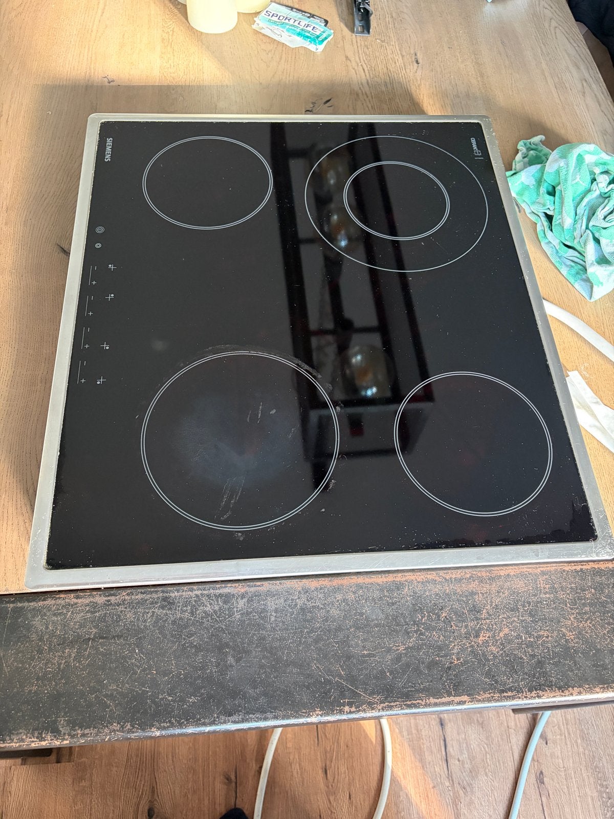 Siemens Inductiekookplaat - ET72850EU, Witgoed en Apparatuur, Kookplaten, Ophalen, Gebruikt, 4 kookzones, Inductie