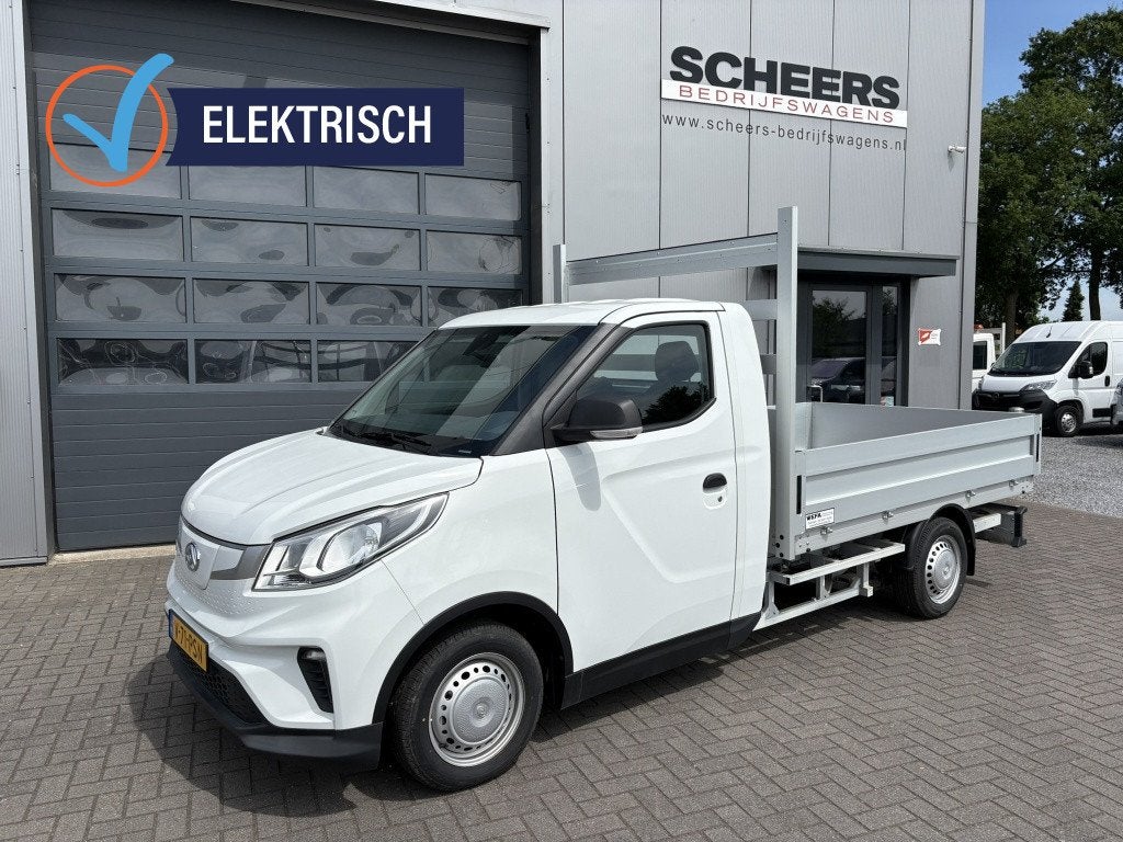 Maxus eDeliver3 50 kWh L2 open laadbak (bj 2025), Auto's, Gebruikt, Zwart, Wit, Multifunctioneel stuurwiel