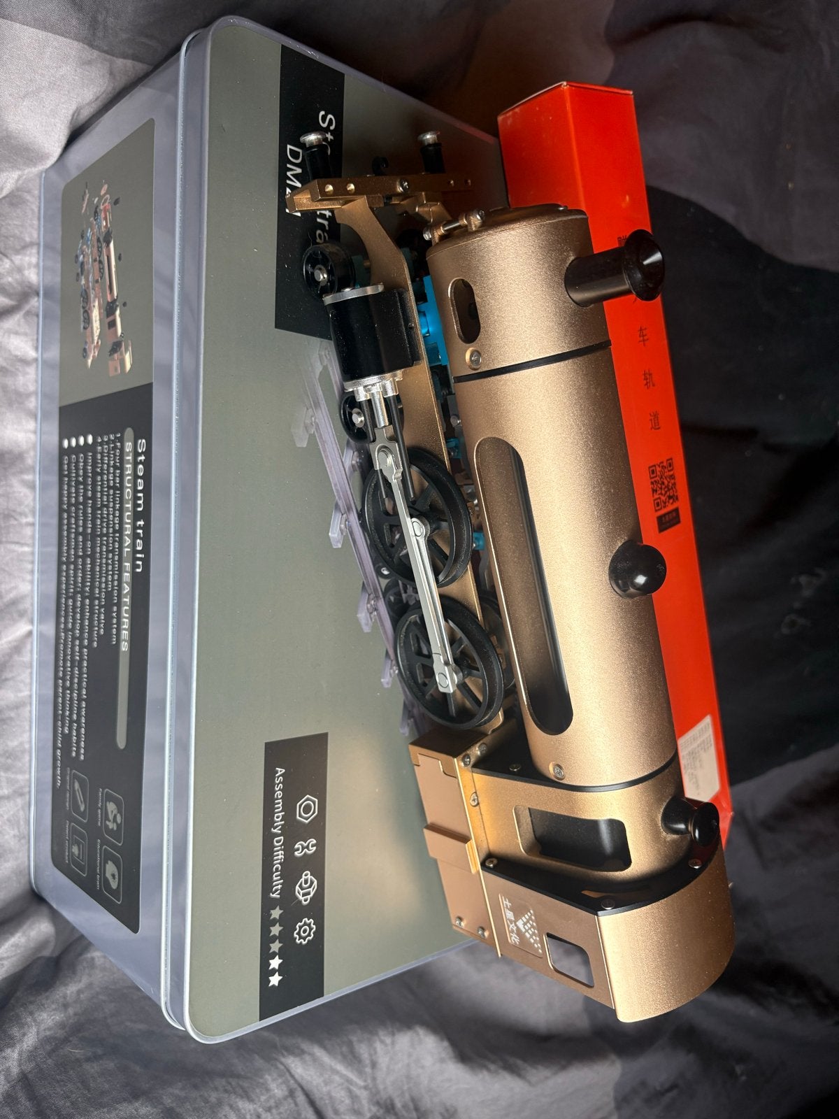 Stoomtrein DM21 modelbouw met rails, Overige merken, Gelijkstroom of Wisselstroom, Overige typen, Nieuw