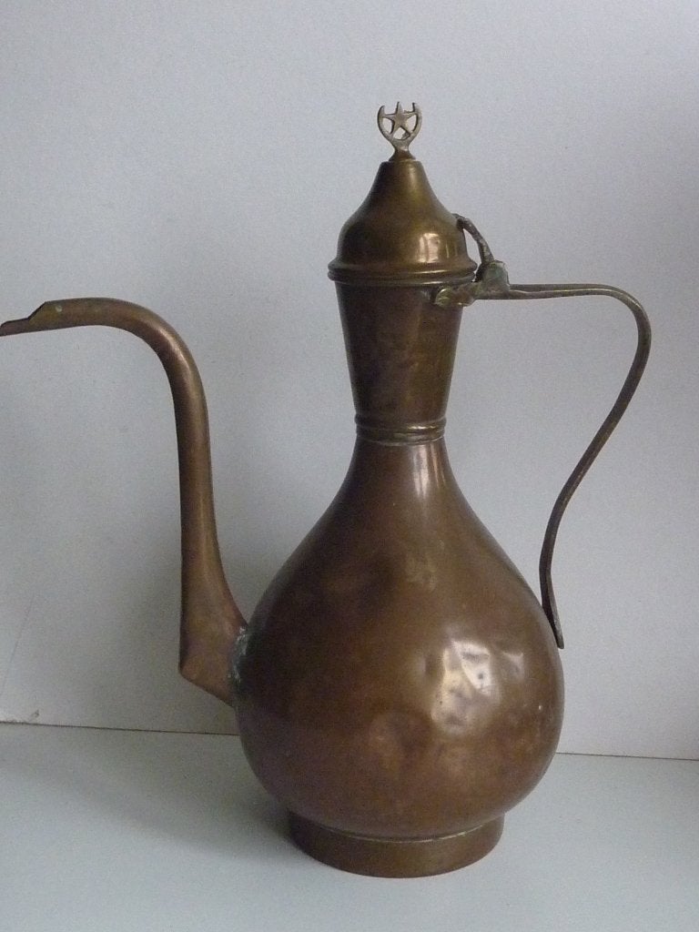 Arabische koperen kan, Ophalen of Verzenden, Koper