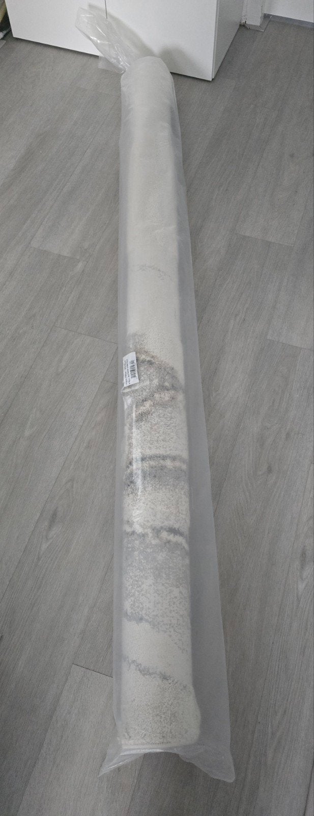 Velutto Marmer Vloerkleed Grijs 200x300 cm, Ophalen, Wit, 200 cm of meer, Modern marmerpatroon