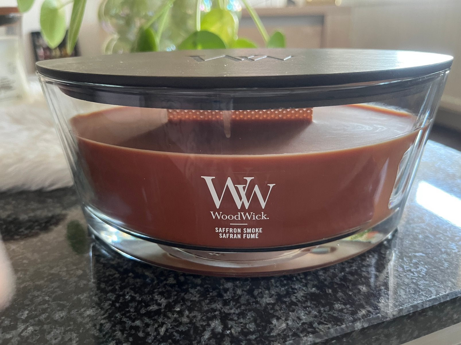 Kaarsen, Bruin, Woodwick, Nieuw, Ophalen of Verzenden