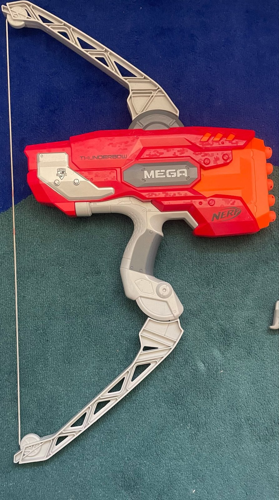 Nerf N-Strike Mega Thunderbow Blaster met pijlen, Ophalen, Zo goed als nieuw