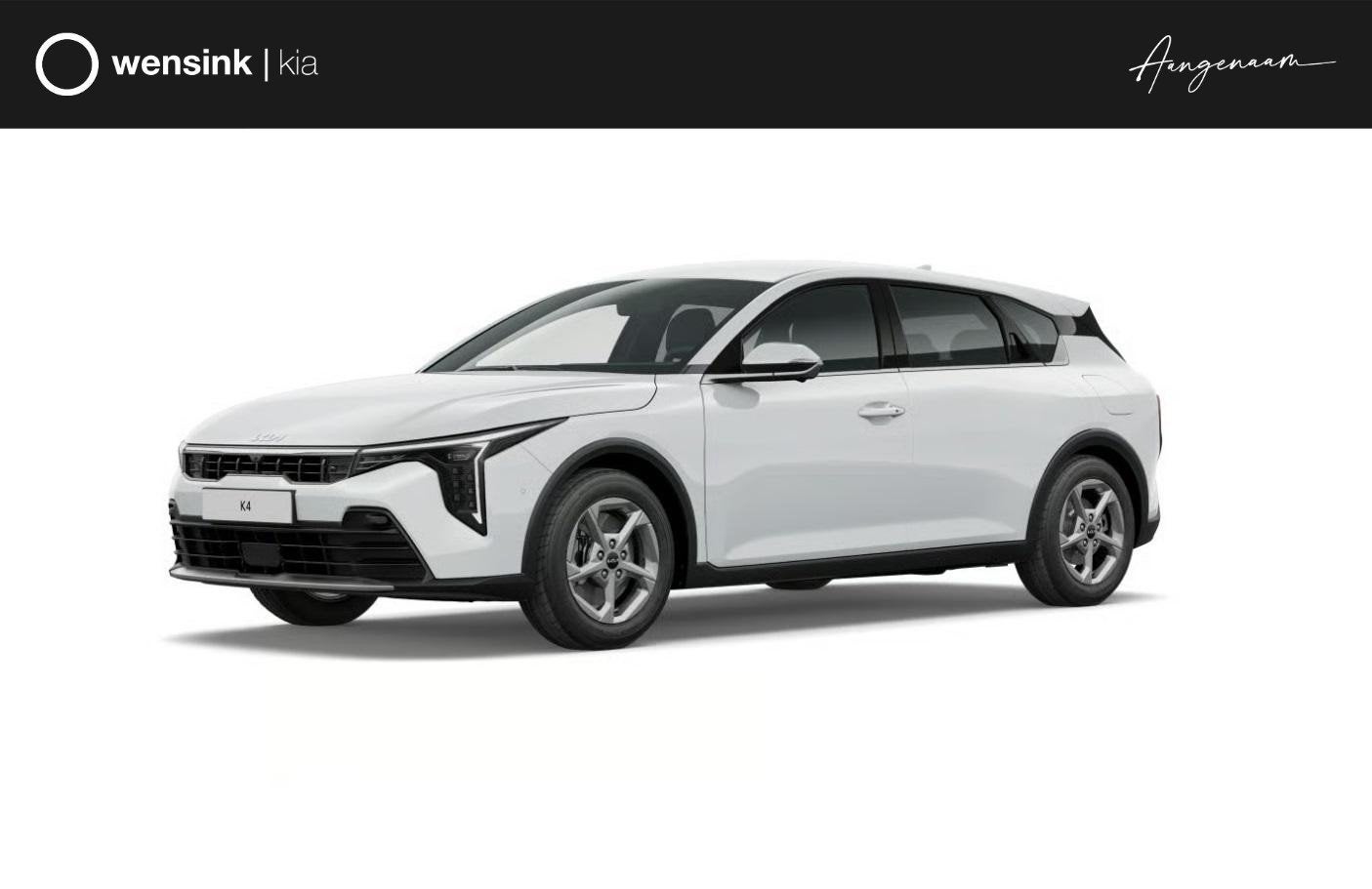 Kia K4 1.0 T-GDi MHEV Air | Adaptieve cruise control | LED-k, Auto's, Kia, Automatische klimaatregeling, Stof, 116 pk, Wit
