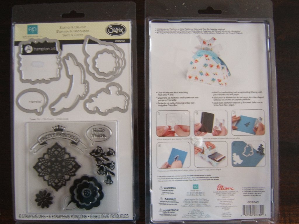 Sizzix framelits & stamps set echo park. 659043, Hobby en Vrije tijd, Scrapbooking, Ophalen of Verzenden, Nieuw, Frame of Mal