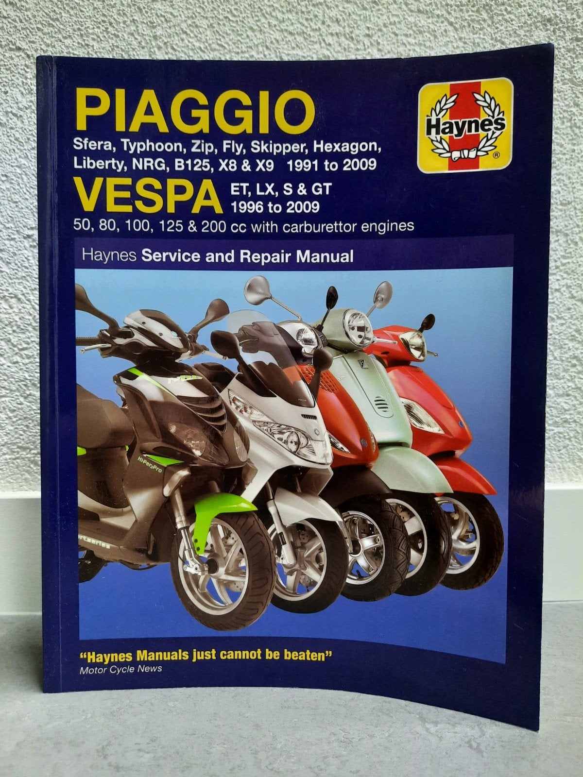 Haynes Werkplaatshandboek Piaggio & Vespa Scooters, Ophalen of Verzenden, Zo goed als nieuw