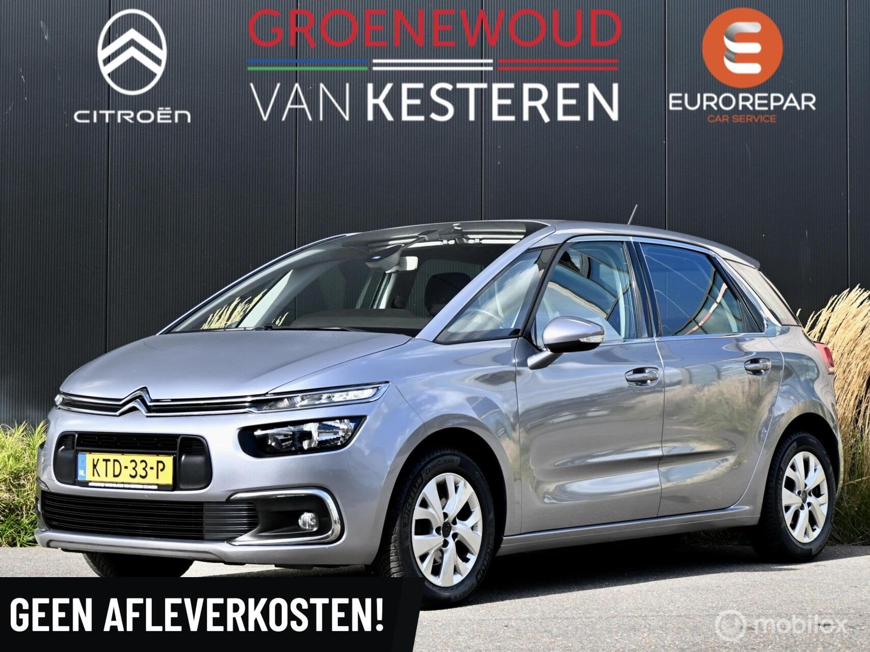Citroen C4 Picasso 130pk Feel I Automaat I Navi I, Auto's, 12 maanden, Stof, Gebruikt, 1199 cc
