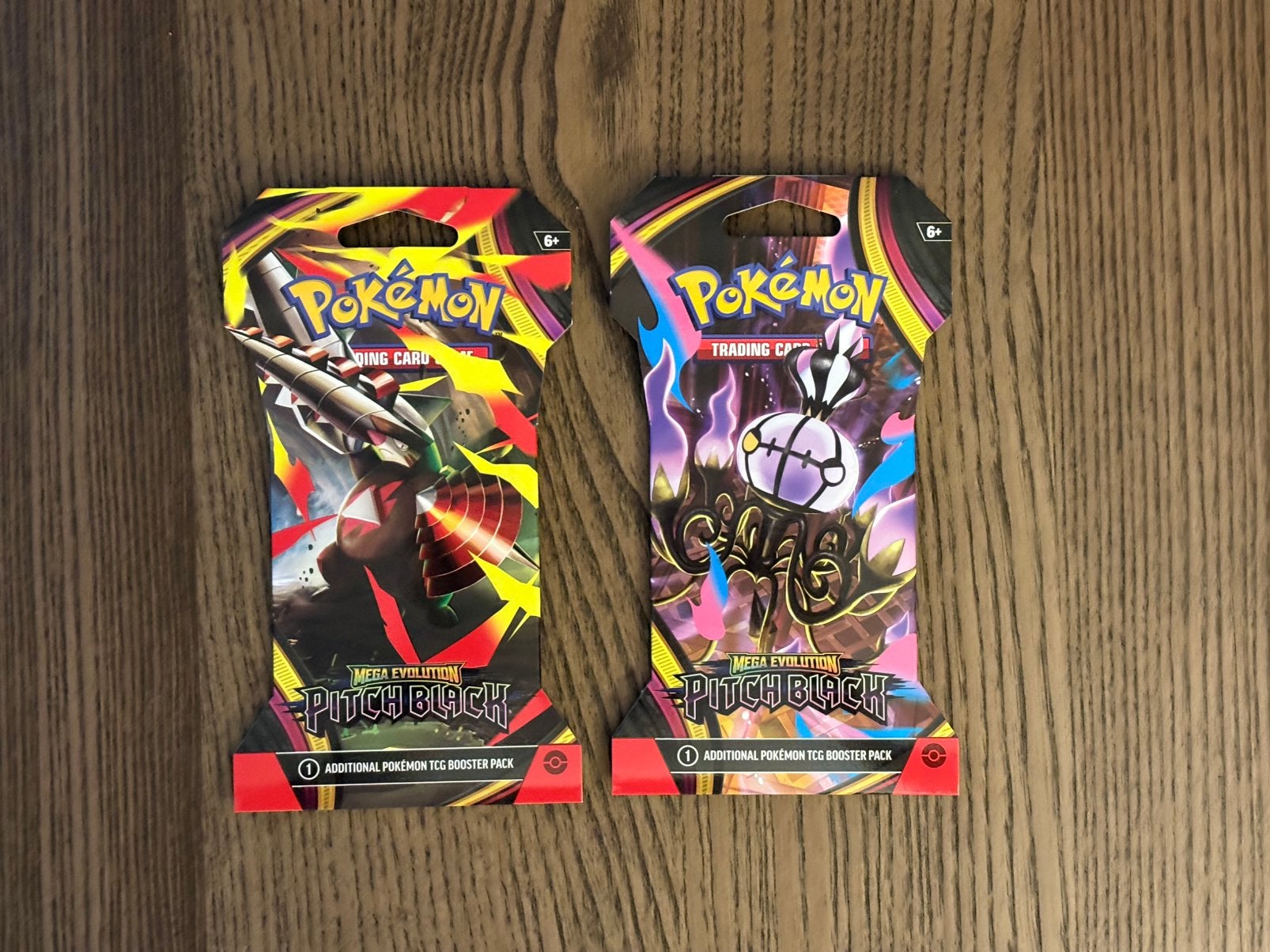 2 packs Pitch Black Sleeved Booster (english), Ophalen of Verzenden, Nieuw, Booster