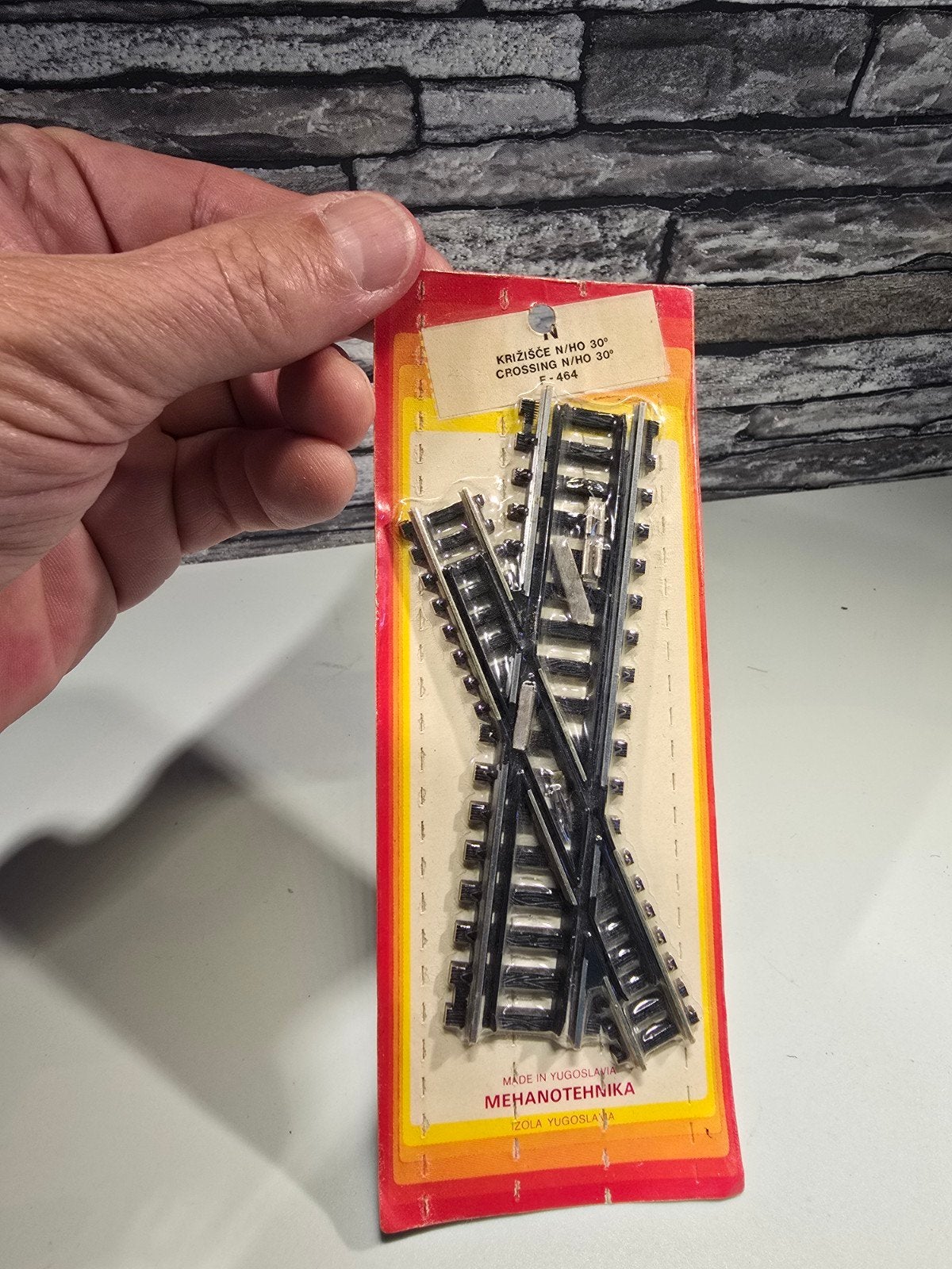 kruizing N met Ho rails N spoor trein 1:160, Overige merken, Gelijkstroom, Nieuw, Rails