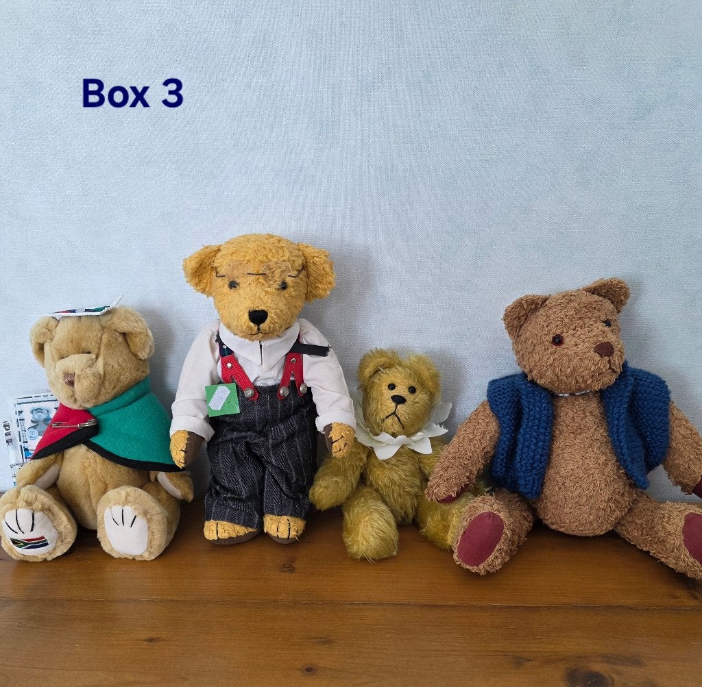 Vinted beren uit een particuliere collectie, Ophalen, Zo goed als nieuw, Stoffen beer, Overige merken