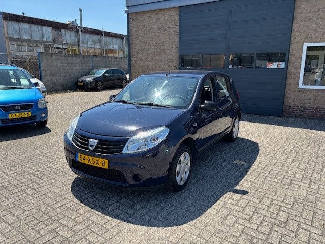 Dacia Sandero 1.2 Ambiance, Auto's, Dacia, Voorwielaandrijving, Stof, Gebruikt, Blauw