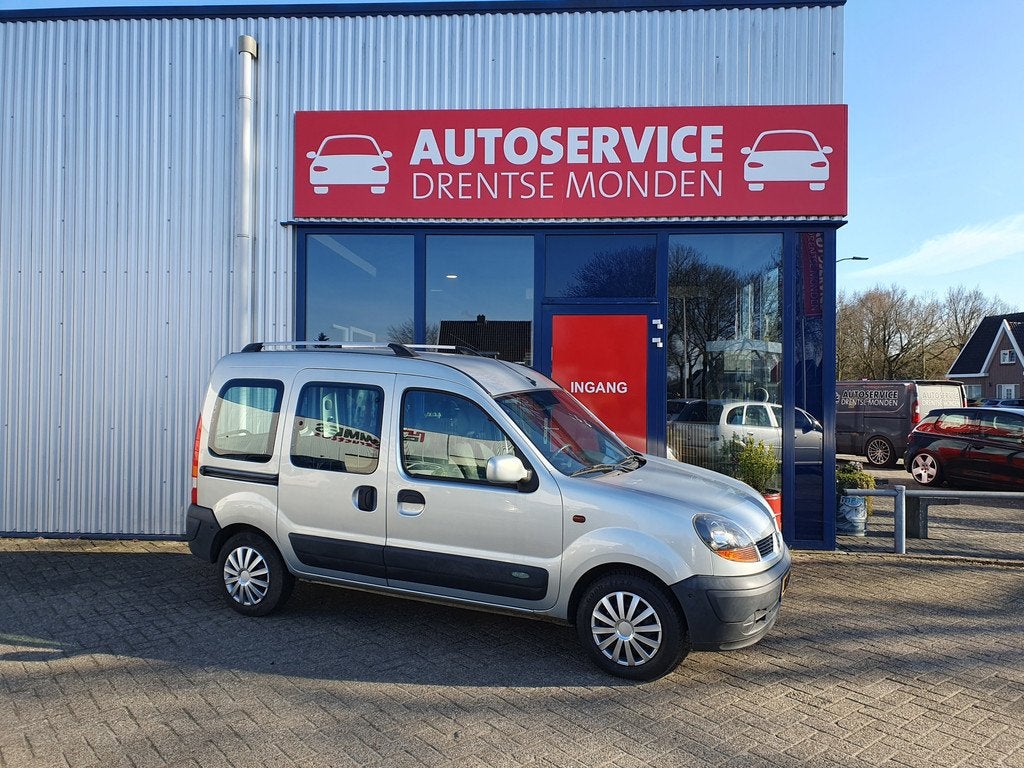 Renault Kangoo 1.2-16V Authentique (bj 2004), Auto's, Voorwielaandrijving, 4 cilinders, Bedrijf, Handgeschakeld