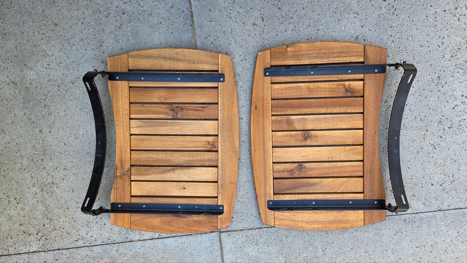 Big Green Egg Zijplanken Acaciahout Large, Ophalen of Verzenden, Zo goed als nieuw, Big Green Egg