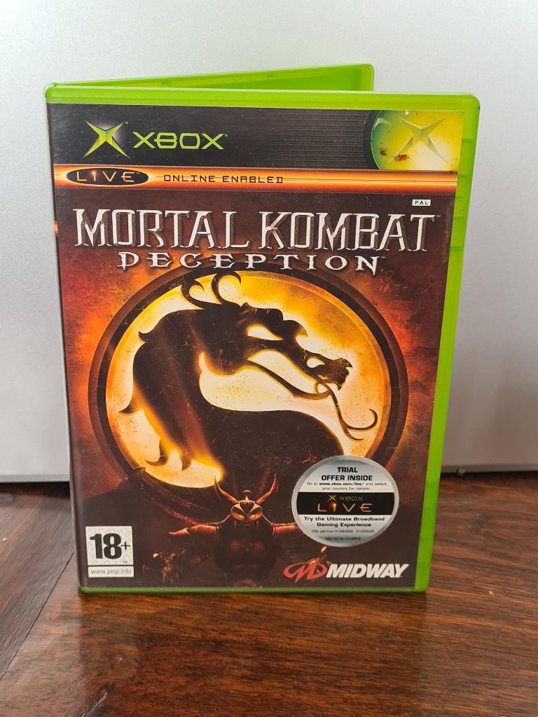 Mortal Kombat Deception Xbox Original, Spelcomputers en Games, Games | Xbox Original, Vanaf 18 jaar, Vechten, 2 spelers, Ophalen of Verzenden