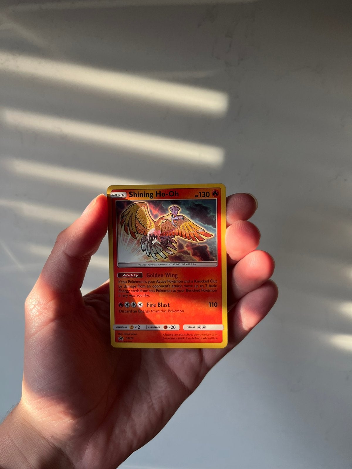 Shining Ho-Oh Pokémon Kaart - Zo goed als nieuw, Hobby en Vrije tijd, Verzamelkaartspellen | Pokémon, Ophalen of Verzenden, Zo goed als nieuw
