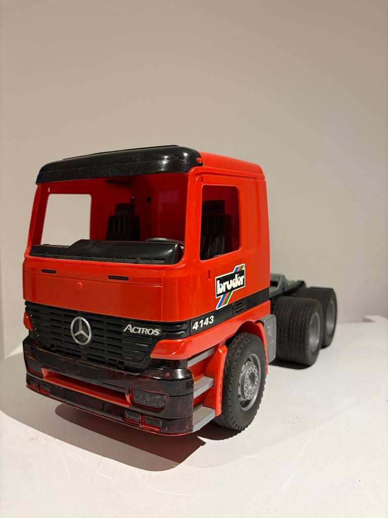 Bruder Mercedes Actros 4143 speelgoed vrachtwagen, Ophalen of Verzenden, Gebruikt