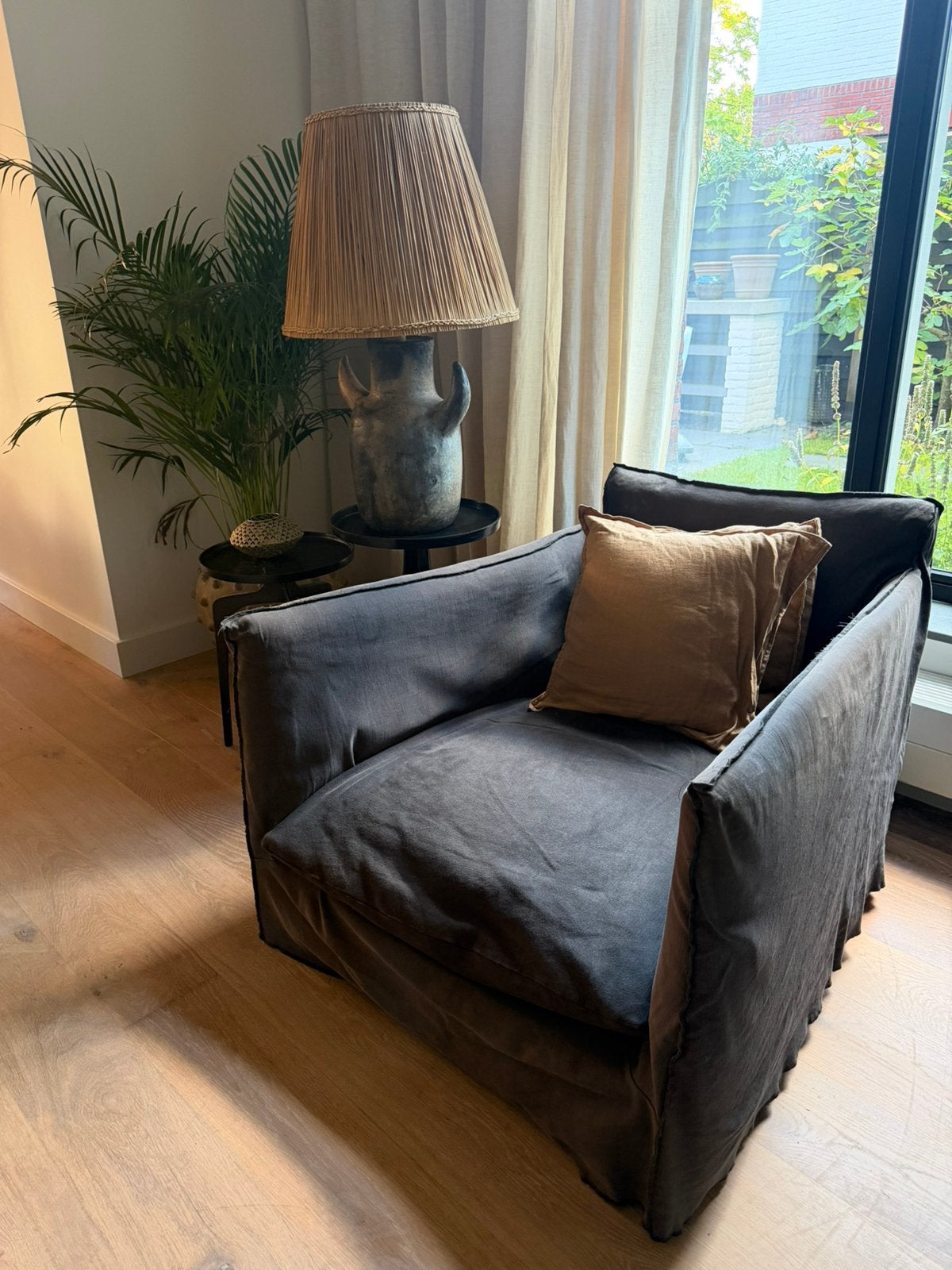 Gervasoni Ghost 01 fauteuil – Paola Navone, Ophalen, Gebruikt, Design, 75 tot 100 cm
