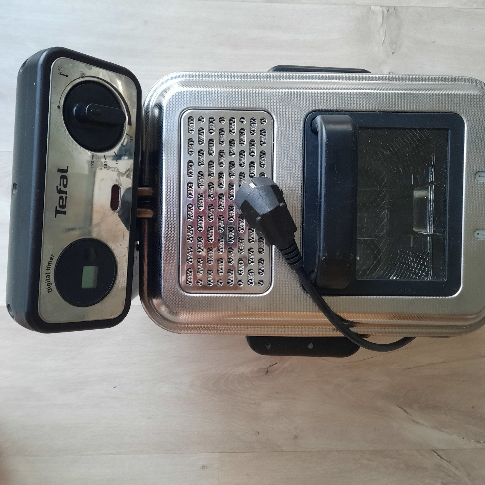 Tefal Friteuse met digitale timer en oliefiltratie, 2 tot 3 liter, Ophalen, Gebruikt, Uitneembare binnenpan