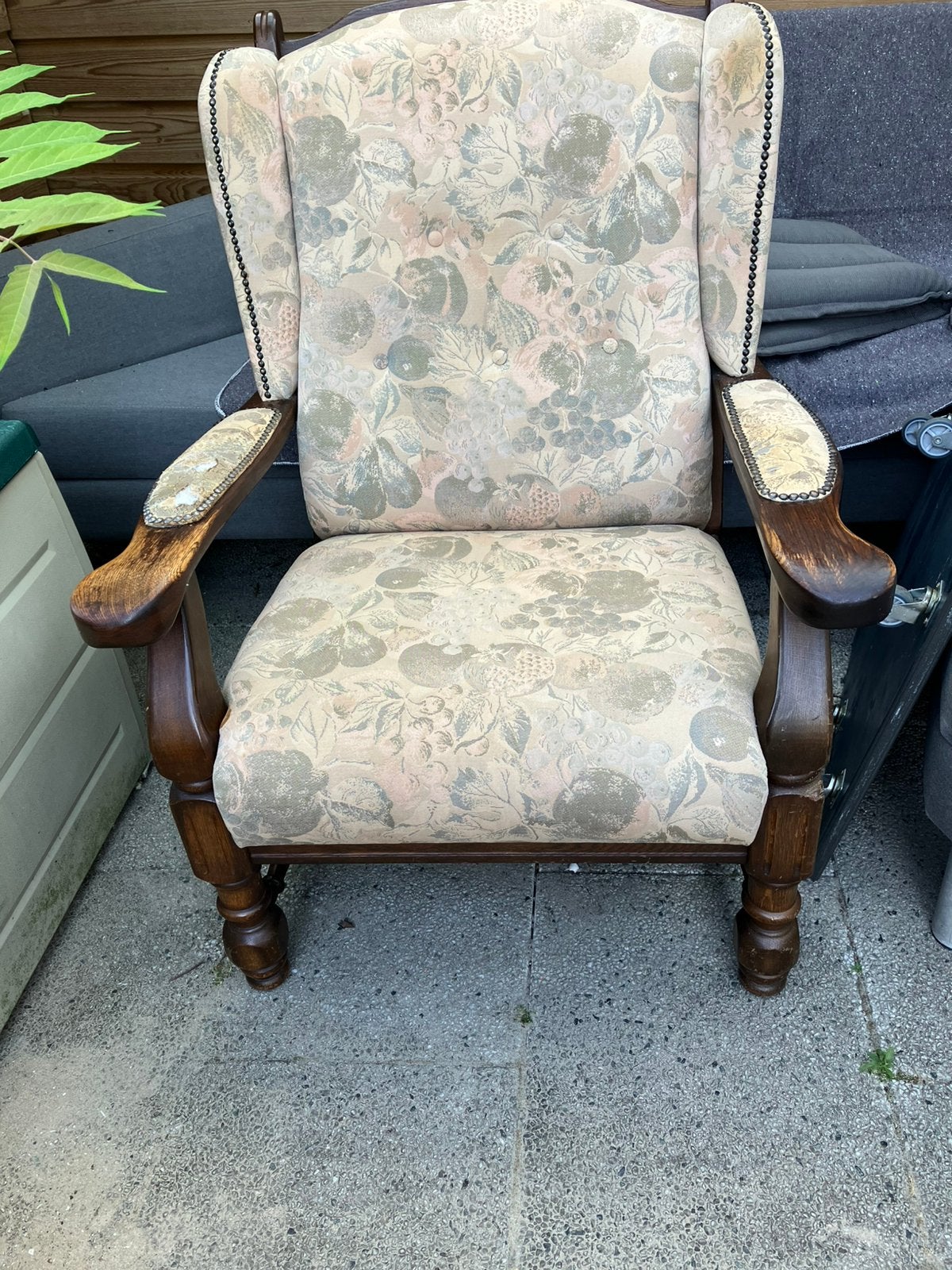 Eiken stoel gratis vintage, Antiek en Kunst, Ophalen