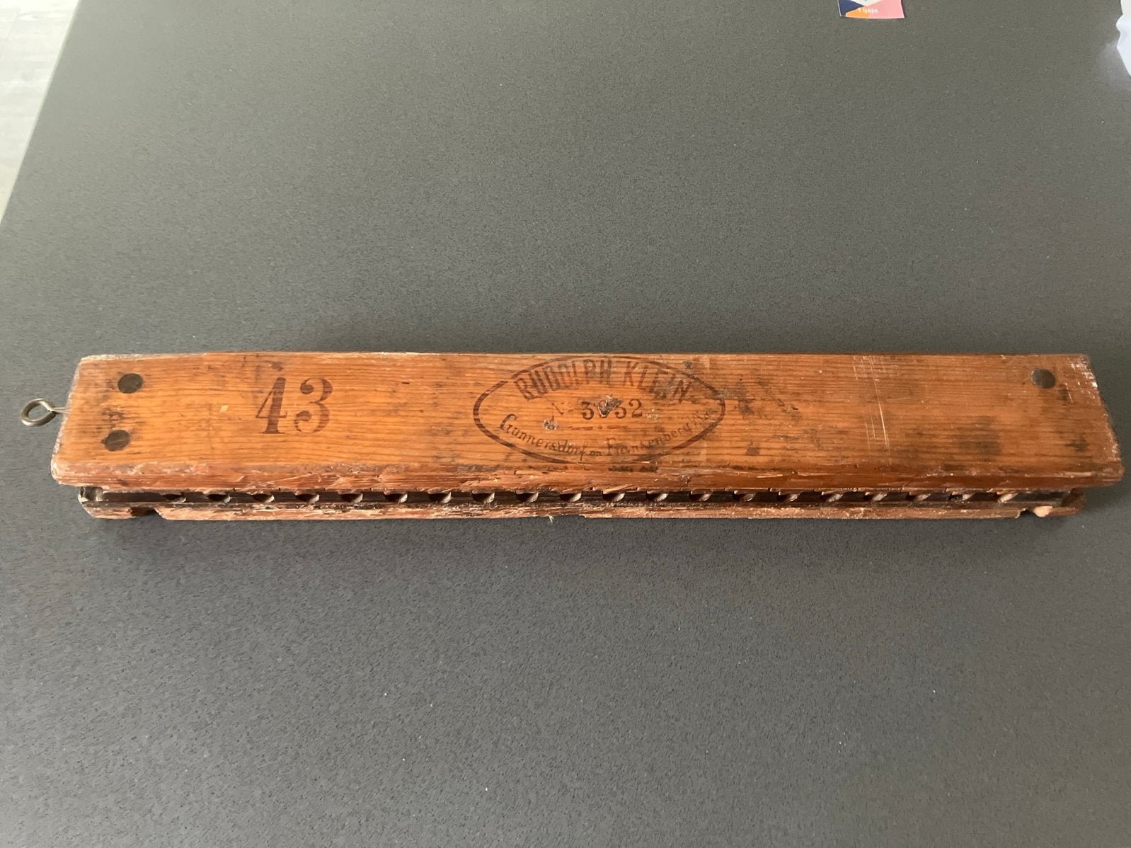 Antieke houten sigarenplank - decoratief item, Ophalen of Verzenden