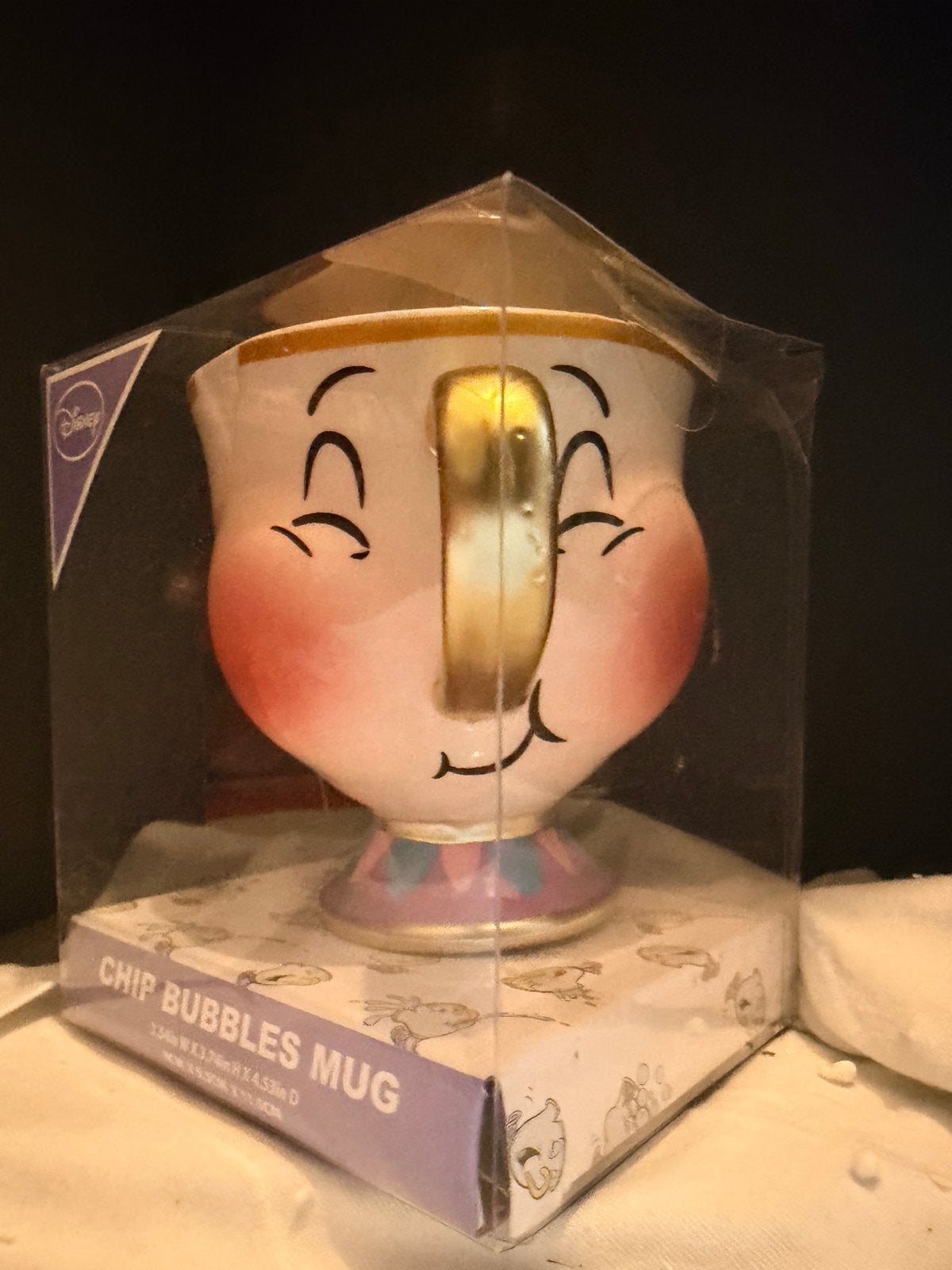 Disney Belle en het Beest Mrs. Potts en Chip theepot en kopj, Ophalen of Verzenden, Assepoester of Belle, Nieuw, Servies