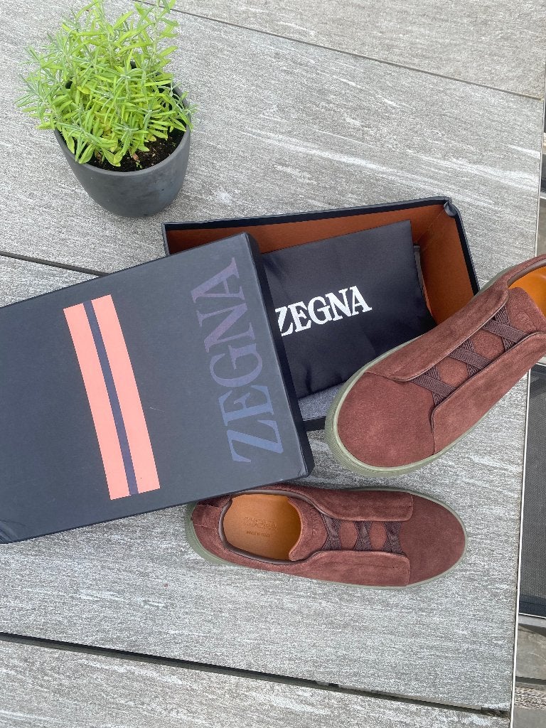 Zegna schoenen bruin maat 45, Zegna, Bruin, Verzenden, Nieuw